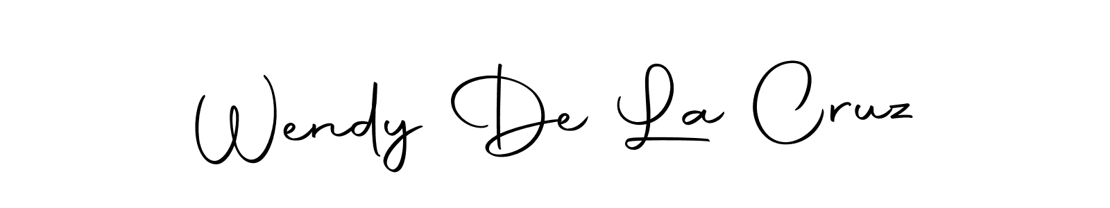 You can use this online signature creator to create a handwritten signature for the name Wendy De La Cruz. This is the best online autograph maker. Wendy De La Cruz signature style 10 images and pictures png