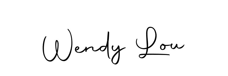 if you are searching for the best signature style for your name Wendy Lou. so please give up your signature search. here we have designed multiple signature styles  using Autography-DOLnW. Wendy Lou signature style 10 images and pictures png