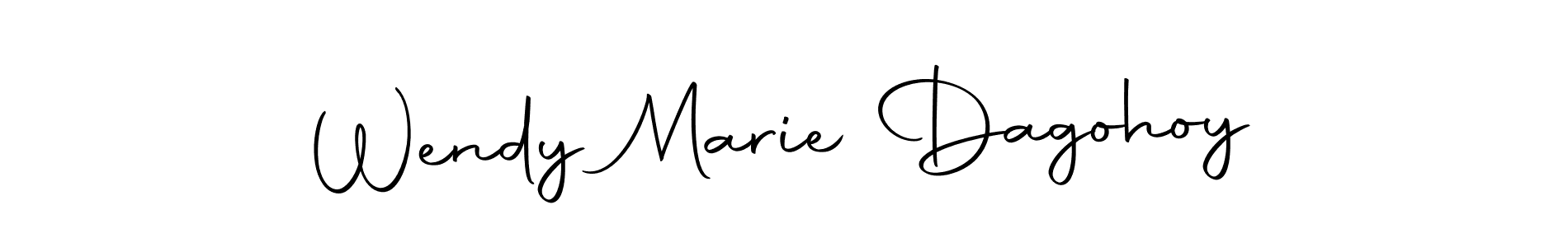 You can use this online signature creator to create a handwritten signature for the name Wendy Marie Dagohoy. This is the best online autograph maker. Wendy Marie Dagohoy signature style 10 images and pictures png