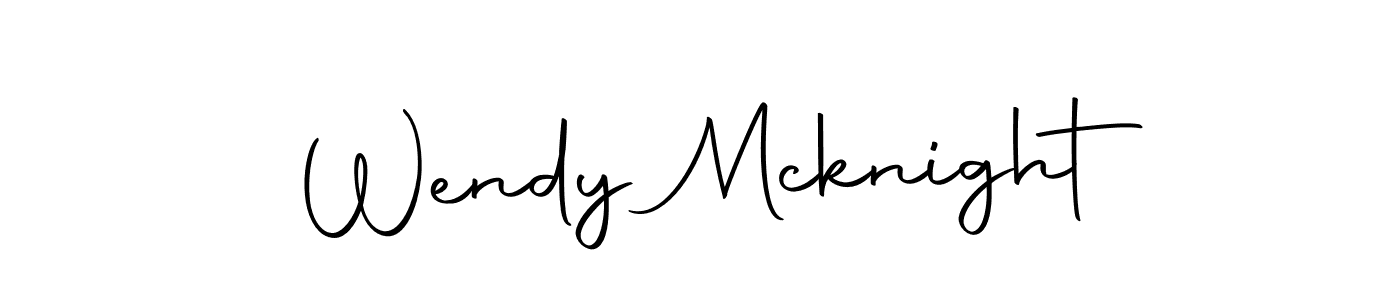 Make a beautiful signature design for name Wendy Mcknight. Use this online signature maker to create a handwritten signature for free. Wendy Mcknight signature style 10 images and pictures png