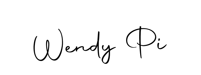 How to make Wendy Pi name signature. Use Autography-DOLnW style for creating short signs online. This is the latest handwritten sign. Wendy Pi signature style 10 images and pictures png