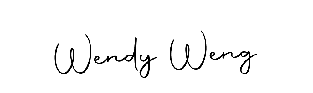 Also we have Wendy Weng name is the best signature style. Create professional handwritten signature collection using Autography-DOLnW autograph style. Wendy Weng signature style 10 images and pictures png