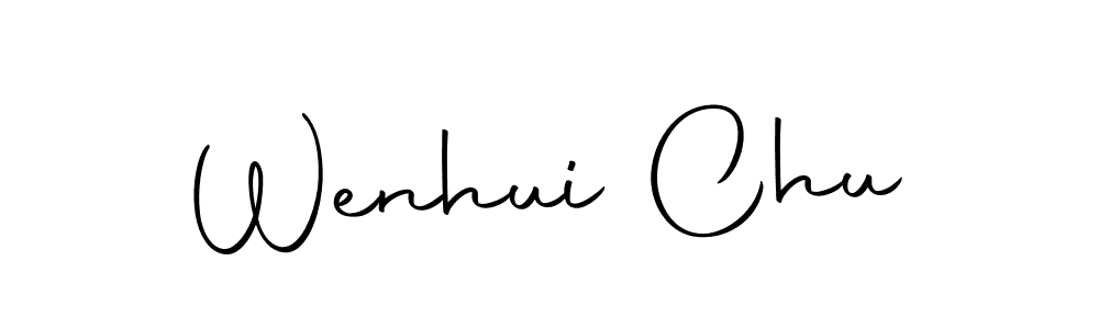 How to make Wenhui Chu signature? Autography-DOLnW is a professional autograph style. Create handwritten signature for Wenhui Chu name. Wenhui Chu signature style 10 images and pictures png