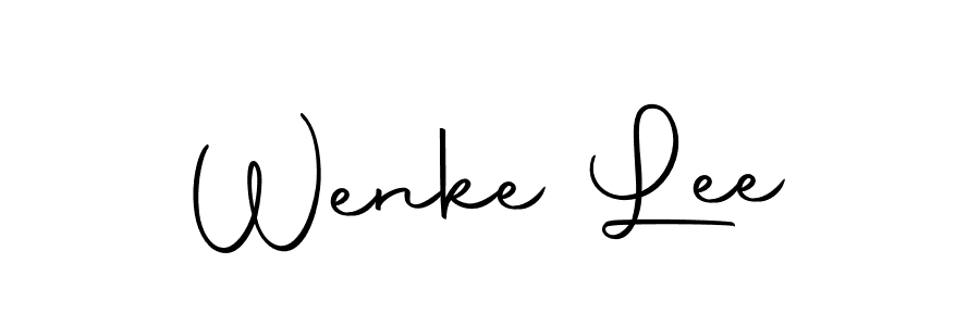 You can use this online signature creator to create a handwritten signature for the name Wenke Lee. This is the best online autograph maker. Wenke Lee signature style 10 images and pictures png