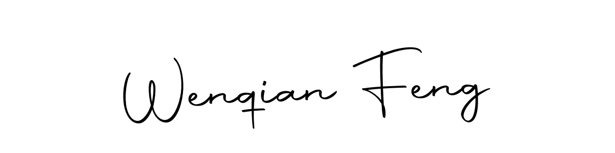 Make a beautiful signature design for name Wenqian Feng. Use this online signature maker to create a handwritten signature for free. Wenqian Feng signature style 10 images and pictures png