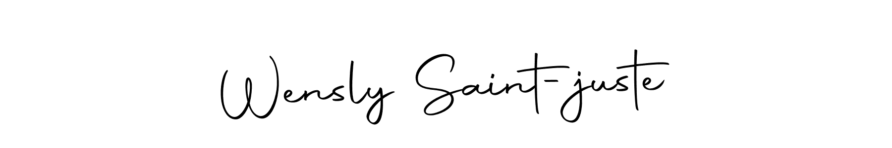 Similarly Autography-DOLnW is the best handwritten signature design. Signature creator online .You can use it as an online autograph creator for name Wensly Saint-juste. Wensly Saint-juste signature style 10 images and pictures png