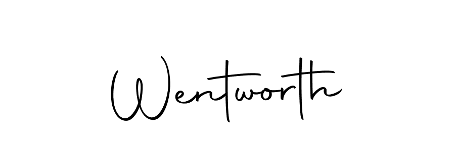 How to make Wentworth signature? Autography-DOLnW is a professional autograph style. Create handwritten signature for Wentworth name. Wentworth signature style 10 images and pictures png