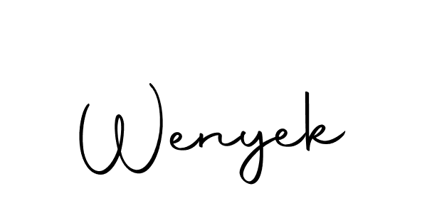 Check out images of Autograph of Wenyek name. Actor Wenyek Signature Style. Autography-DOLnW is a professional sign style online. Wenyek signature style 10 images and pictures png