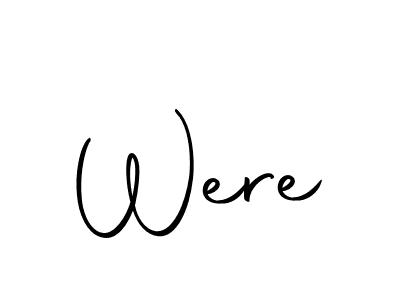 Make a beautiful signature design for name Were. Use this online signature maker to create a handwritten signature for free. Were signature style 10 images and pictures png