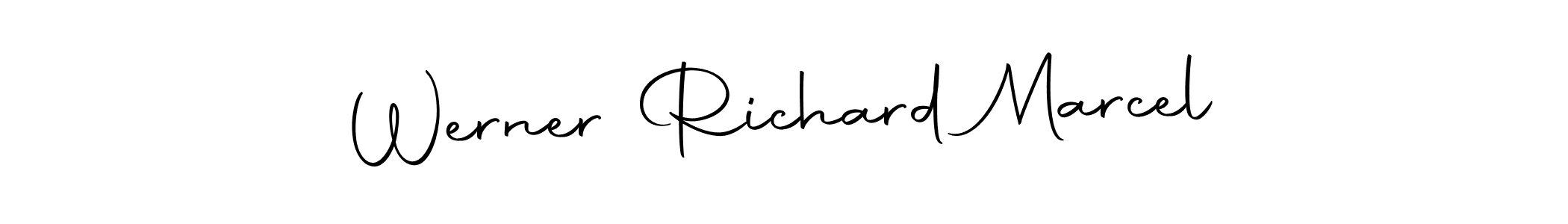 Similarly Autography-DOLnW is the best handwritten signature design. Signature creator online .You can use it as an online autograph creator for name Werner Richard Marcel. Werner Richard Marcel signature style 10 images and pictures png