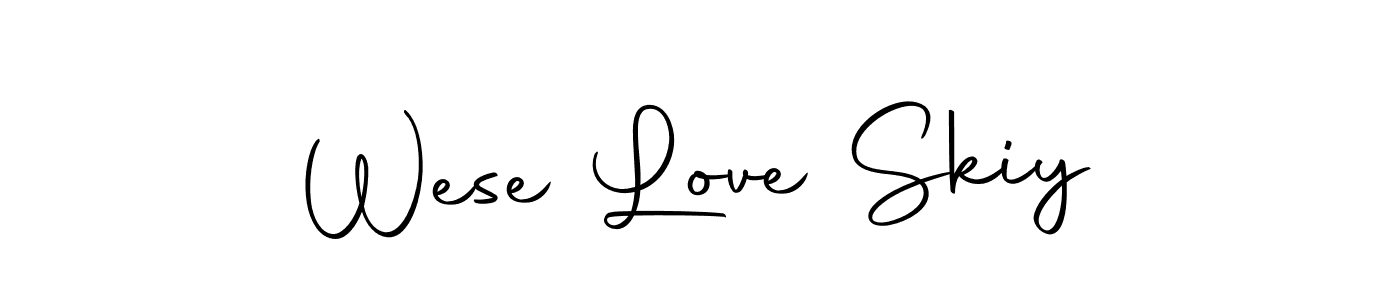 Wese Love Skiy stylish signature style. Best Handwritten Sign (Autography-DOLnW) for my name. Handwritten Signature Collection Ideas for my name Wese Love Skiy. Wese Love Skiy signature style 10 images and pictures png