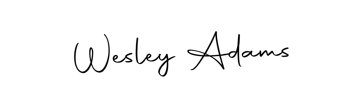 Use a signature maker to create a handwritten signature online. With this signature software, you can design (Autography-DOLnW) your own signature for name Wesley Adams. Wesley Adams signature style 10 images and pictures png