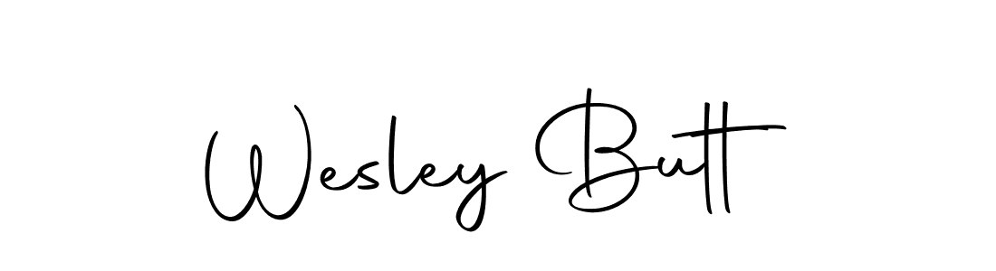 Use a signature maker to create a handwritten signature online. With this signature software, you can design (Autography-DOLnW) your own signature for name Wesley Butt. Wesley Butt signature style 10 images and pictures png