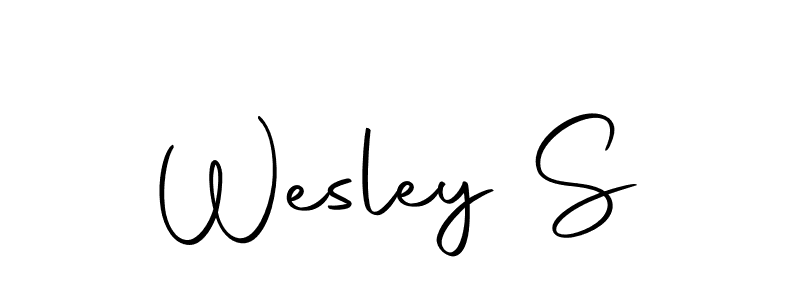 Wesley S stylish signature style. Best Handwritten Sign (Autography-DOLnW) for my name. Handwritten Signature Collection Ideas for my name Wesley S. Wesley S signature style 10 images and pictures png