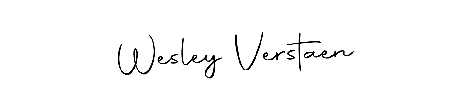 This is the best signature style for the Wesley Verstaen name. Also you like these signature font (Autography-DOLnW). Mix name signature. Wesley Verstaen signature style 10 images and pictures png