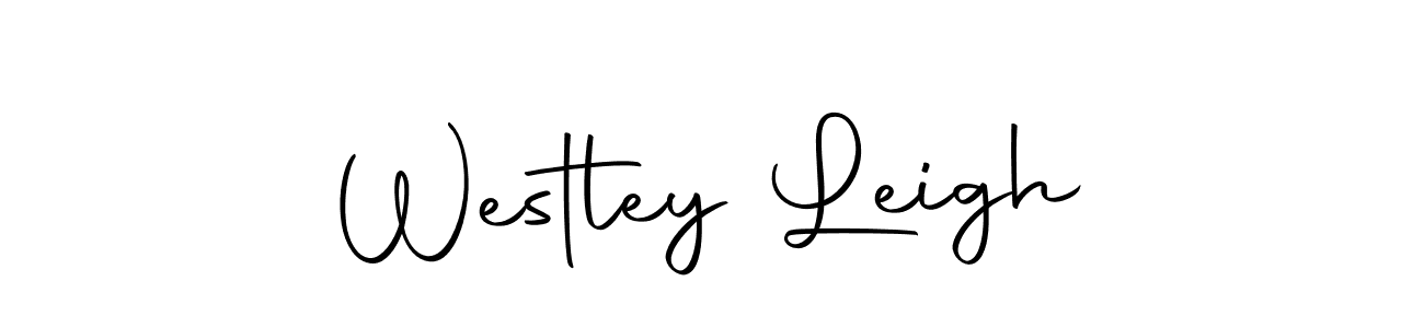 Design your own signature with our free online signature maker. With this signature software, you can create a handwritten (Autography-DOLnW) signature for name Westley Leigh. Westley Leigh signature style 10 images and pictures png