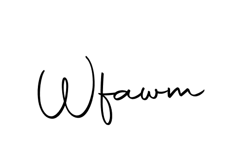 if you are searching for the best signature style for your name Wfawm. so please give up your signature search. here we have designed multiple signature styles  using Autography-DOLnW. Wfawm signature style 10 images and pictures png