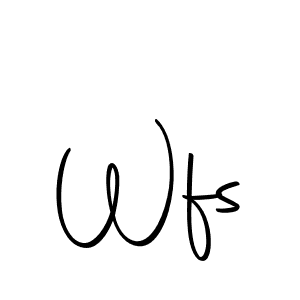 Wfs stylish signature style. Best Handwritten Sign (Autography-DOLnW) for my name. Handwritten Signature Collection Ideas for my name Wfs. Wfs signature style 10 images and pictures png