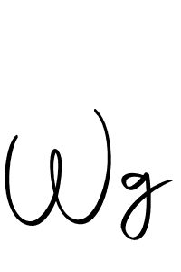 Create a beautiful signature design for name Wg. With this signature (Autography-DOLnW) fonts, you can make a handwritten signature for free. Wg signature style 10 images and pictures png