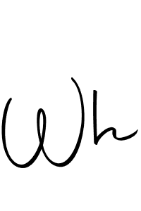 Design your own signature with our free online signature maker. With this signature software, you can create a handwritten (Autography-DOLnW) signature for name Wh. Wh signature style 10 images and pictures png