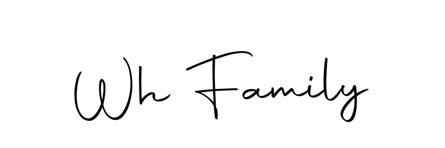 You should practise on your own different ways (Autography-DOLnW) to write your name (Wh Family) in signature. don't let someone else do it for you. Wh Family signature style 10 images and pictures png