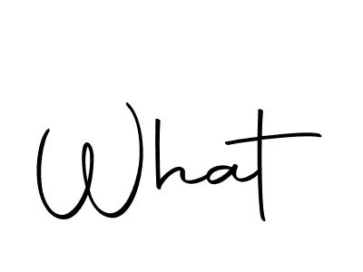 Make a beautiful signature design for name What. With this signature (Autography-DOLnW) style, you can create a handwritten signature for free. What signature style 10 images and pictures png