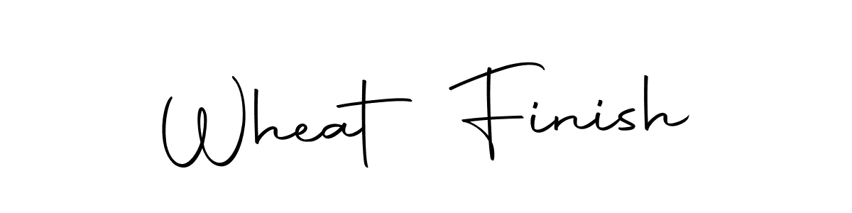 Also we have Wheat Finish name is the best signature style. Create professional handwritten signature collection using Autography-DOLnW autograph style. Wheat Finish signature style 10 images and pictures png