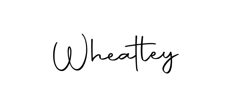 Design your own signature with our free online signature maker. With this signature software, you can create a handwritten (Autography-DOLnW) signature for name Wheatley. Wheatley signature style 10 images and pictures png