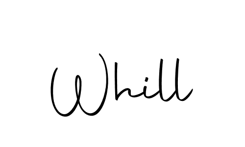 Design your own signature with our free online signature maker. With this signature software, you can create a handwritten (Autography-DOLnW) signature for name Whill. Whill signature style 10 images and pictures png