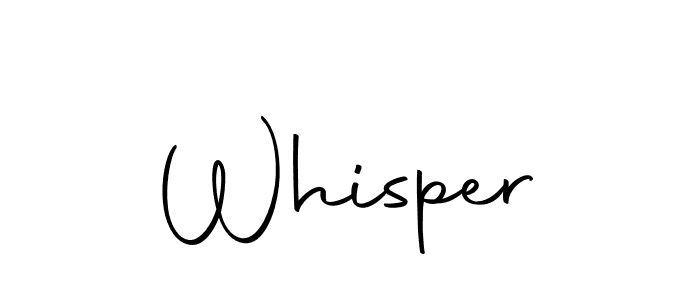 Design your own signature with our free online signature maker. With this signature software, you can create a handwritten (Autography-DOLnW) signature for name Whisper. Whisper signature style 10 images and pictures png