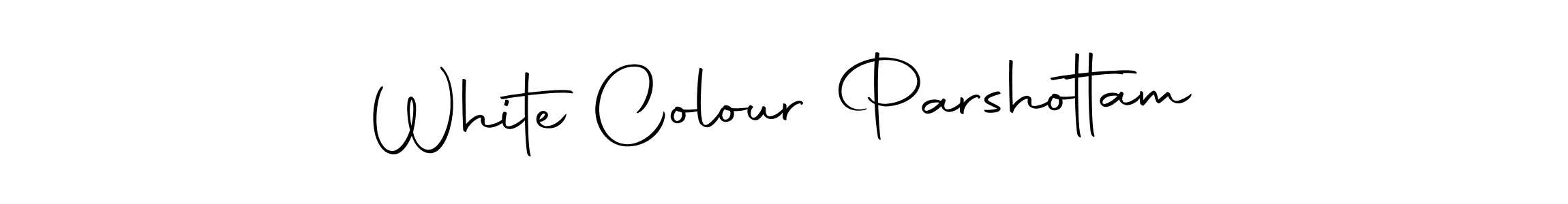 Make a beautiful signature design for name White Colour Parshottam. Use this online signature maker to create a handwritten signature for free. White Colour Parshottam signature style 10 images and pictures png