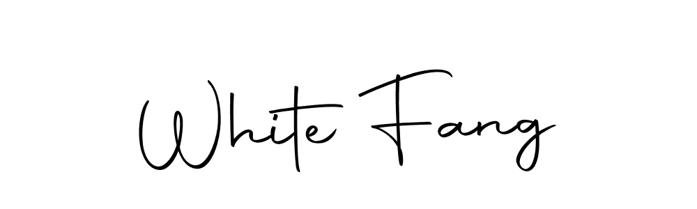 Use a signature maker to create a handwritten signature online. With this signature software, you can design (Autography-DOLnW) your own signature for name White Fang. White Fang signature style 10 images and pictures png