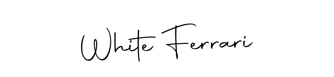 Once you've used our free online signature maker to create your best signature Autography-DOLnW style, it's time to enjoy all of the benefits that White Ferrari name signing documents. White Ferrari signature style 10 images and pictures png