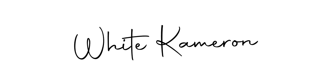 Also we have White Kameron name is the best signature style. Create professional handwritten signature collection using Autography-DOLnW autograph style. White Kameron signature style 10 images and pictures png