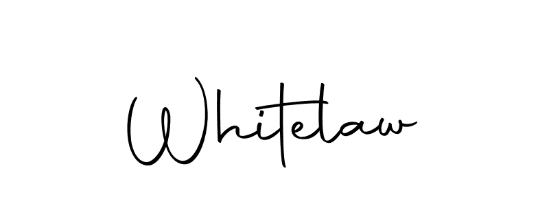 You should practise on your own different ways (Autography-DOLnW) to write your name (Whitelaw) in signature. don't let someone else do it for you. Whitelaw signature style 10 images and pictures png