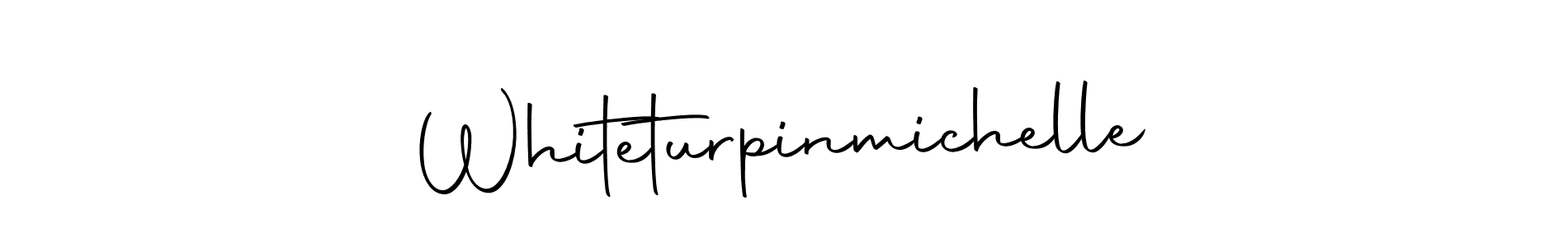 You should practise on your own different ways (Autography-DOLnW) to write your name (Whiteturpinmichelle) in signature. don't let someone else do it for you. Whiteturpinmichelle signature style 10 images and pictures png