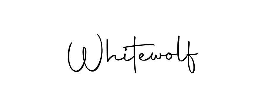 Make a beautiful signature design for name Whitewolf. With this signature (Autography-DOLnW) style, you can create a handwritten signature for free. Whitewolf signature style 10 images and pictures png