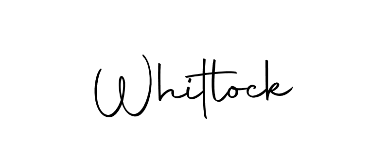 Design your own signature with our free online signature maker. With this signature software, you can create a handwritten (Autography-DOLnW) signature for name Whitlock. Whitlock signature style 10 images and pictures png