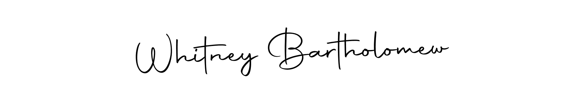 Use a signature maker to create a handwritten signature online. With this signature software, you can design (Autography-DOLnW) your own signature for name Whitney Bartholomew. Whitney Bartholomew signature style 10 images and pictures png