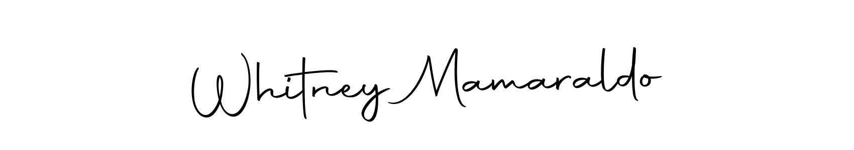 It looks lik you need a new signature style for name Whitney Mamaraldo. Design unique handwritten (Autography-DOLnW) signature with our free signature maker in just a few clicks. Whitney Mamaraldo signature style 10 images and pictures png