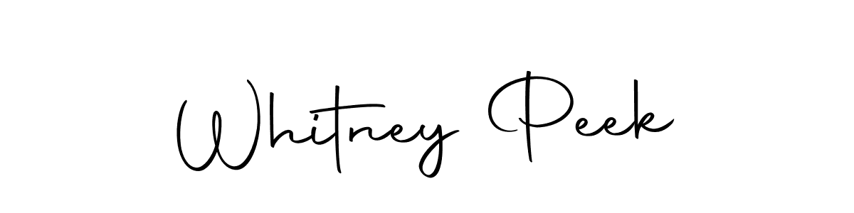 You can use this online signature creator to create a handwritten signature for the name Whitney Peek. This is the best online autograph maker. Whitney Peek signature style 10 images and pictures png