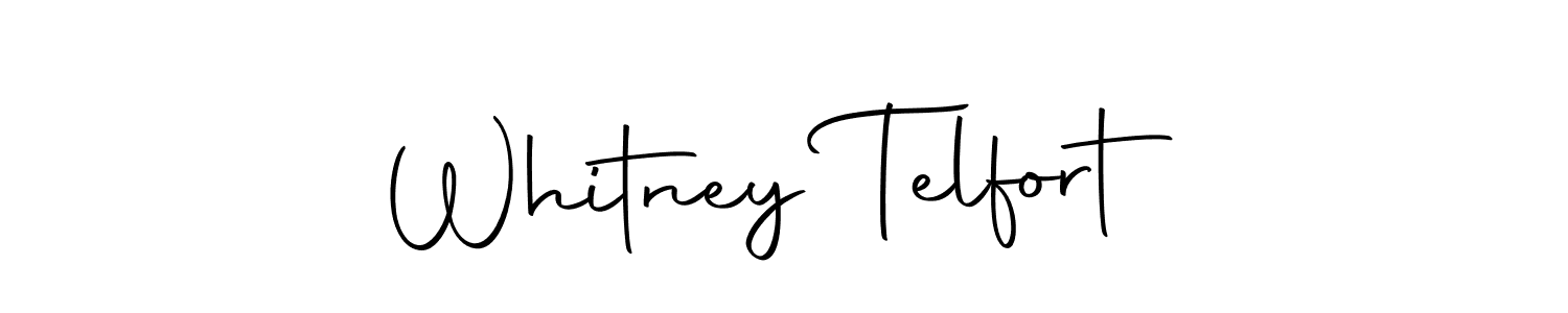 You should practise on your own different ways (Autography-DOLnW) to write your name (Whitney Telfort) in signature. don't let someone else do it for you. Whitney Telfort signature style 10 images and pictures png