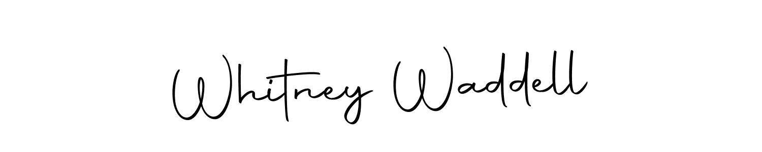 Autography-DOLnW is a professional signature style that is perfect for those who want to add a touch of class to their signature. It is also a great choice for those who want to make their signature more unique. Get Whitney Waddell name to fancy signature for free. Whitney Waddell signature style 10 images and pictures png