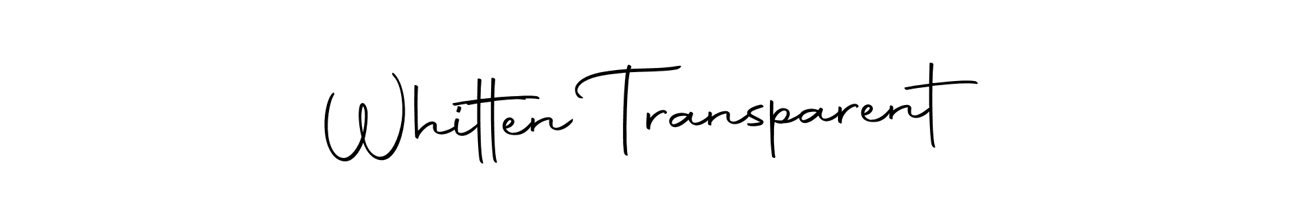 How to make Whitten Transparent signature? Autography-DOLnW is a professional autograph style. Create handwritten signature for Whitten Transparent name. Whitten Transparent signature style 10 images and pictures png