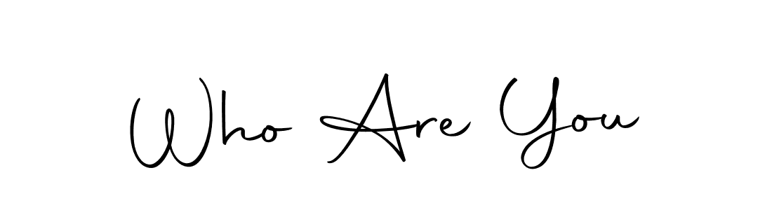 Also You can easily find your signature by using the search form. We will create Who Are You name handwritten signature images for you free of cost using Autography-DOLnW sign style. Who Are You signature style 10 images and pictures png