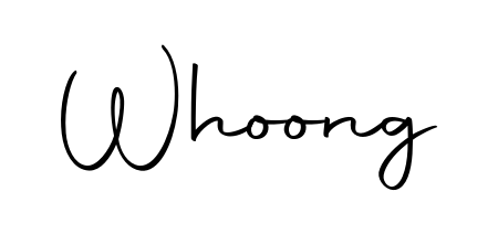 How to make Whoong name signature. Use Autography-DOLnW style for creating short signs online. This is the latest handwritten sign. Whoong signature style 10 images and pictures png