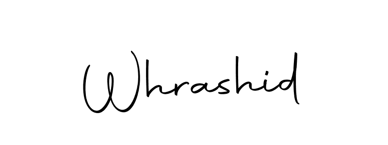 How to make Whrashid signature? Autography-DOLnW is a professional autograph style. Create handwritten signature for Whrashid name. Whrashid signature style 10 images and pictures png