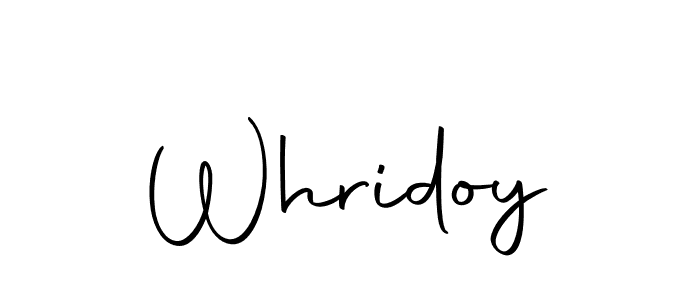 How to make Whridoy signature? Autography-DOLnW is a professional autograph style. Create handwritten signature for Whridoy name. Whridoy signature style 10 images and pictures png