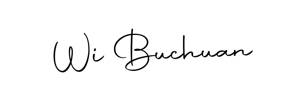Wi Buchuan stylish signature style. Best Handwritten Sign (Autography-DOLnW) for my name. Handwritten Signature Collection Ideas for my name Wi Buchuan. Wi Buchuan signature style 10 images and pictures png