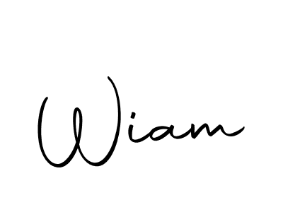 Make a short Wiam signature style. Manage your documents anywhere anytime using Autography-DOLnW. Create and add eSignatures, submit forms, share and send files easily. Wiam signature style 10 images and pictures png